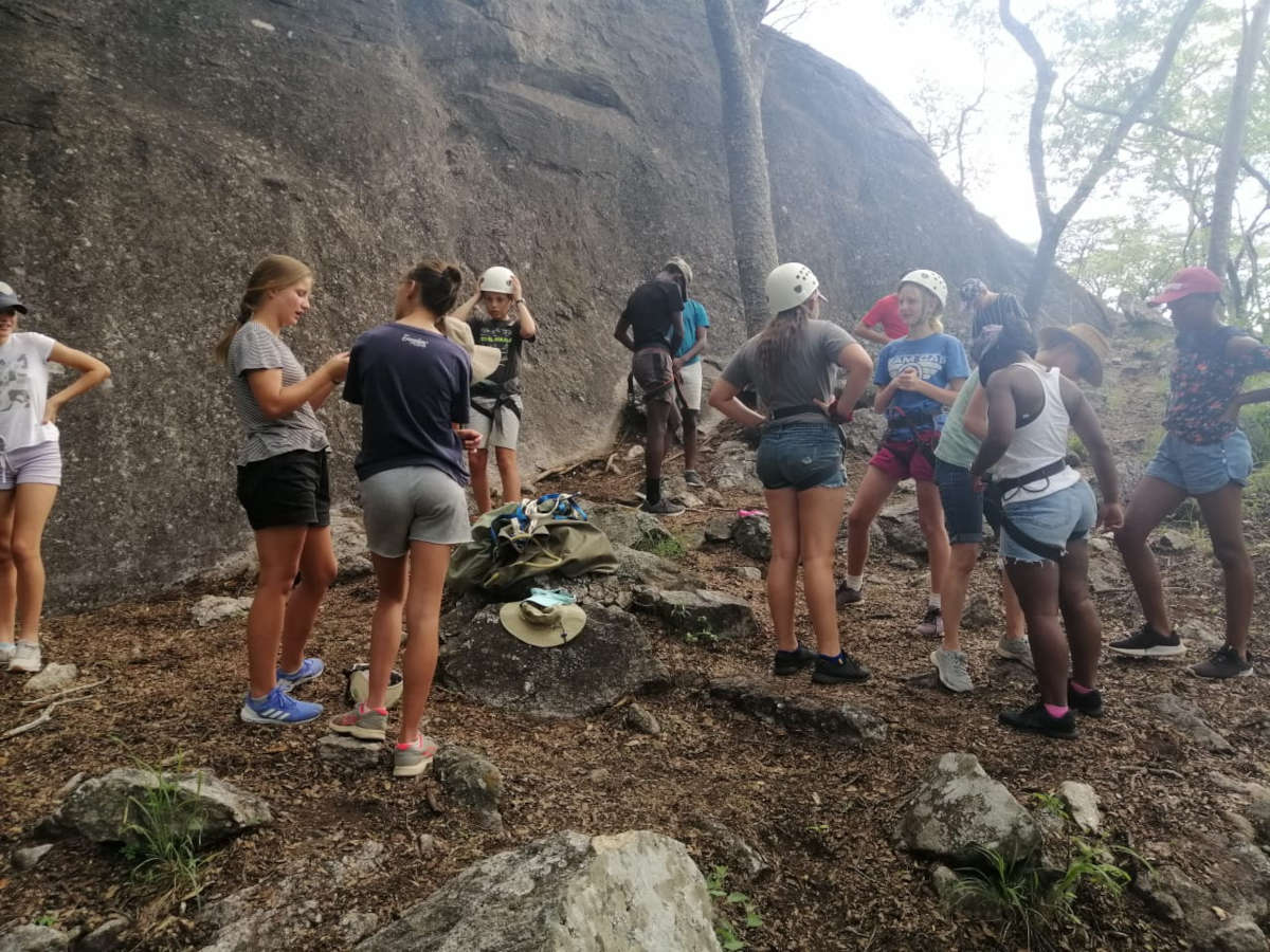 Geography fieldwork in Shangani