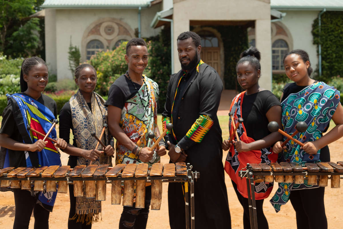 Hellenic Academy marimba band