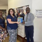 Hellenic Academy donates text books to the Millennial Academy